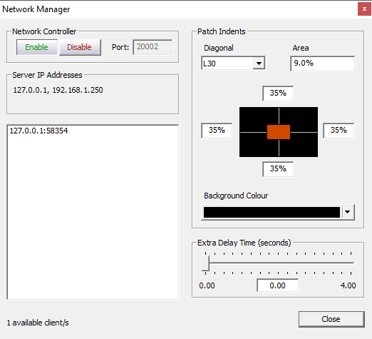 Manual network manager menu Displaycalibration de